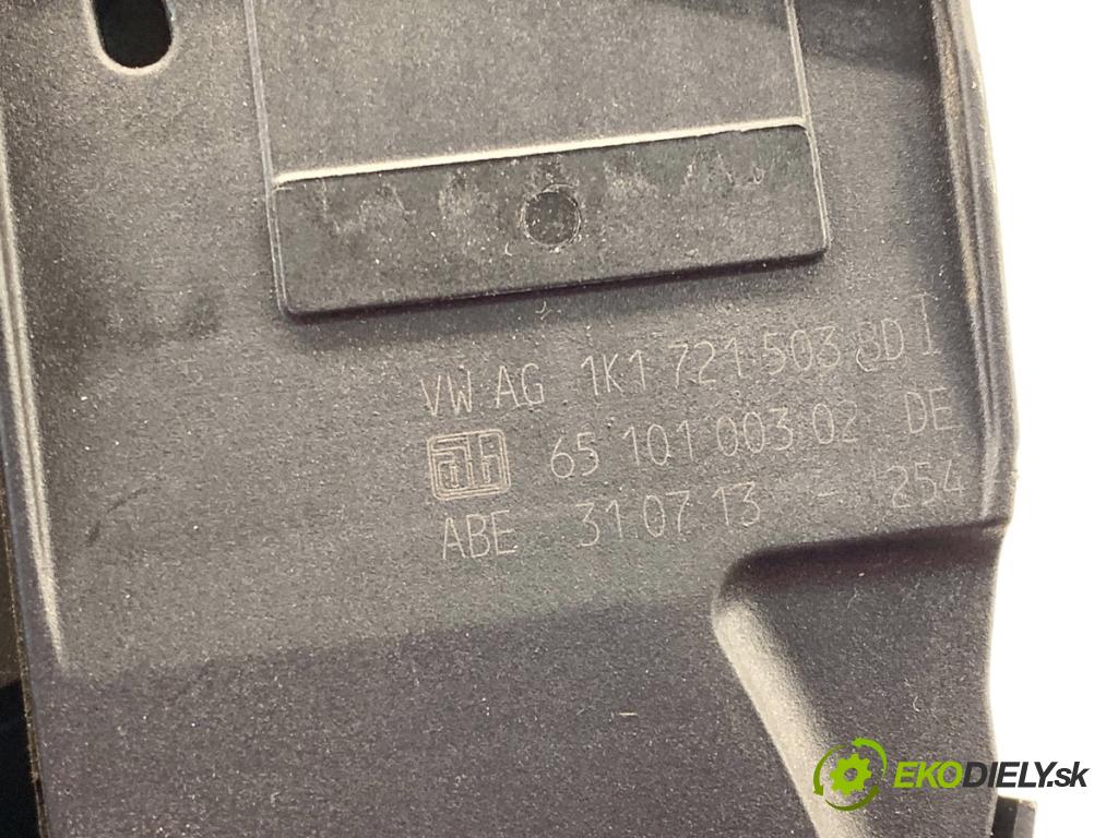 SKODA YETI SUV 2013 90 kW 1.4 TSI 1390 Potenciometer plynu 1K1721503BD (Potenciometer plynového pedálu)