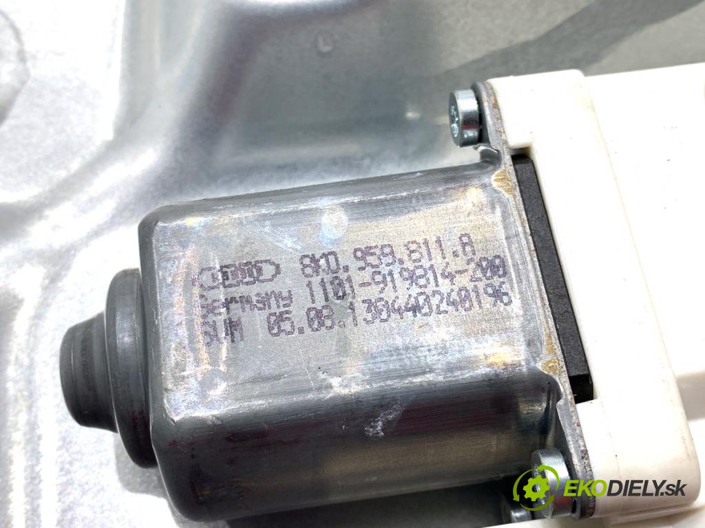 SKODA YETI SUV 2013 90 kW 1.4 TSI 1390 Mechanizmus okna ľavy predný 5L0837401A