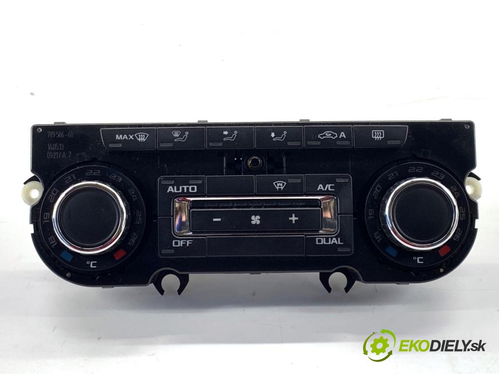 SKODA YETI SUV 2013 90 kW 1.4 TSI 1390 Panel ovládania kúrenia 3T0907044CH (Prepínacie páčky pod volantom)