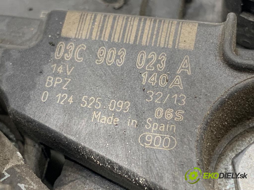 SKODA YETI SUV 2013 90 kW 1.4 TSI 1390 Alternátor 03C903023A (Alternátor)