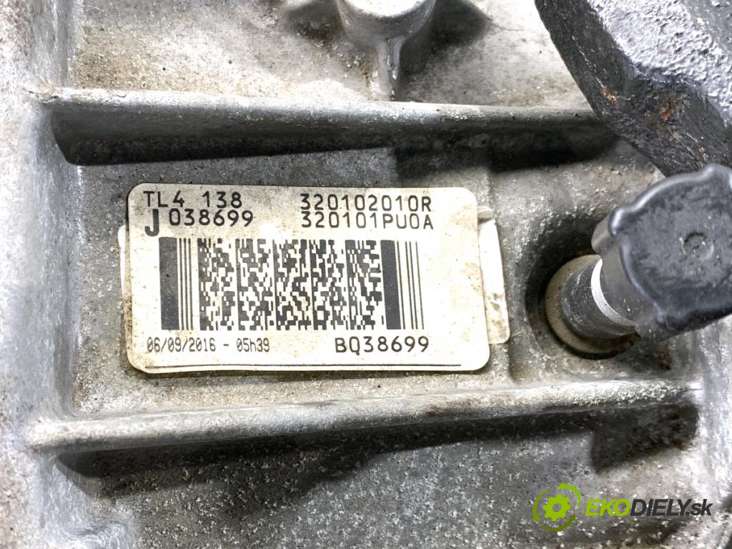 NISSAN PULSAR liftback 2017 81 kW 1.5 dCi 1461 Prevodovka TL4138 (Prevodovka)