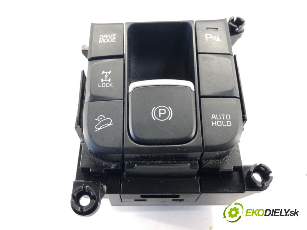 KIA SPORTAGE IV SUV 2017 130 kW 1.6 TGDI AWD 1591 Spínač brzdy ručnej brzdy 93600-D9120 (Prepínacie páčky pod volantom)