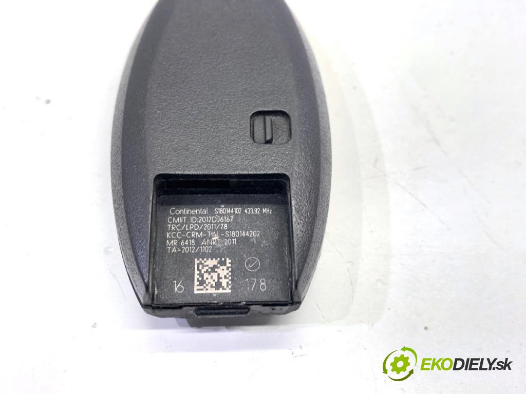 NISSAN PULSAR liftback 2017 81 kW 1.5 dCi 1461 kľúč S180144102