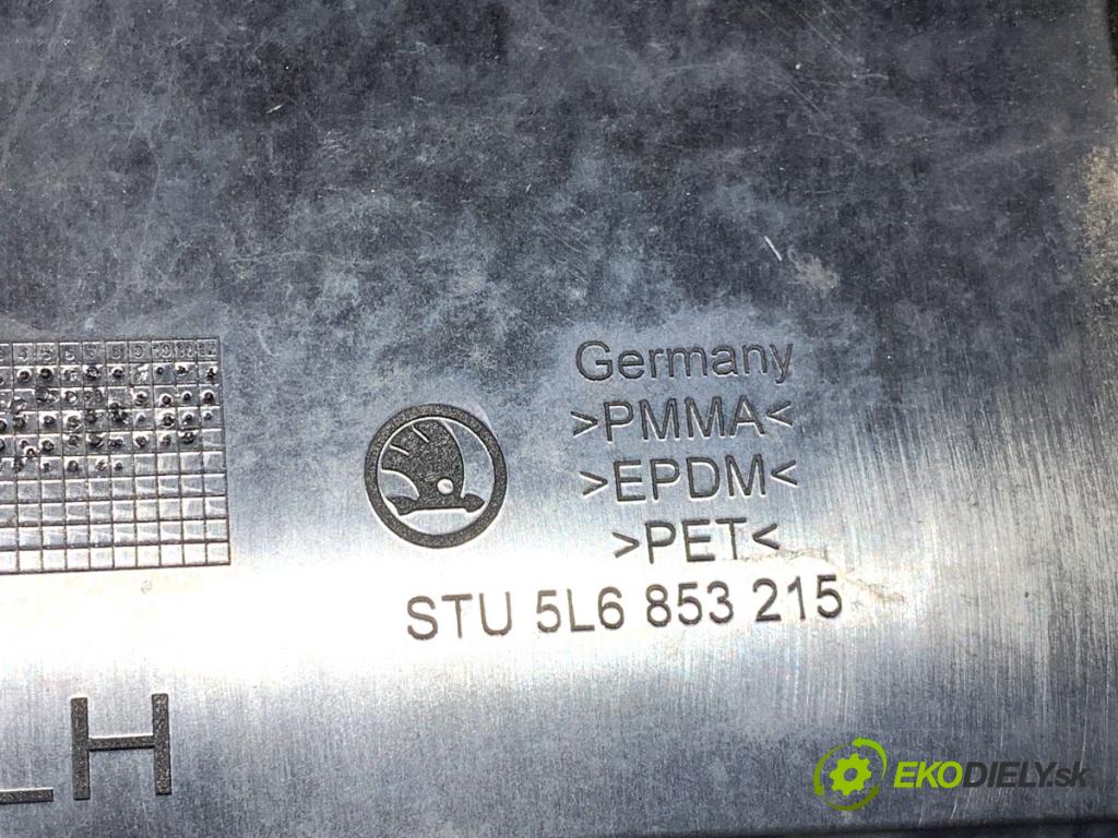 SKODA YETI SUV 2013 90 kW 1.4 TSI 1390 Násada Clona Lišta stĺpika ľavy zad 5L6853215A