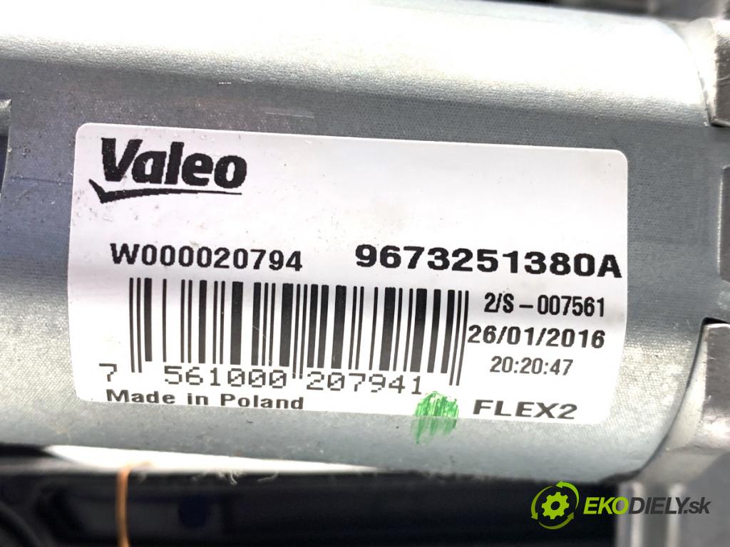 PEUGEOT 208 I liftback 2016 55 kW 1.6 HDi / BlueHDi 75 1560 Motor stieračov zad 9673251380A