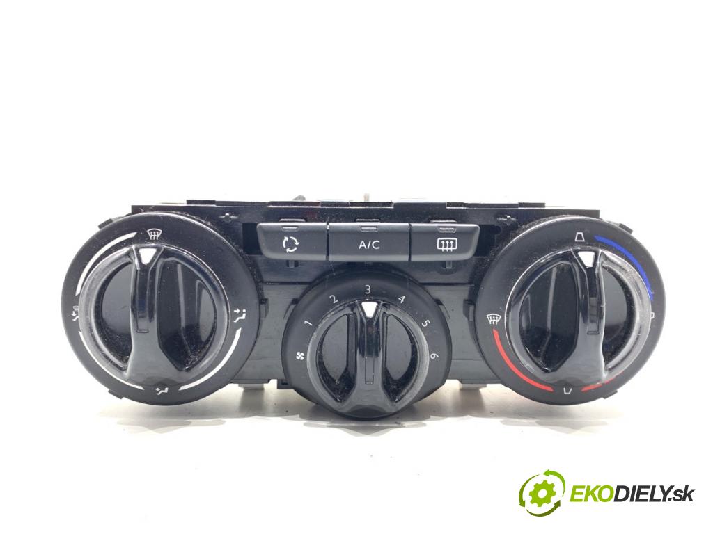 PEUGEOT 208 I liftback 2016 55 kW 1.6 HDi / BlueHDi 75 1560 Panel ovládania kúrenia E1063071 (Prepínacie páčky pod volantom)