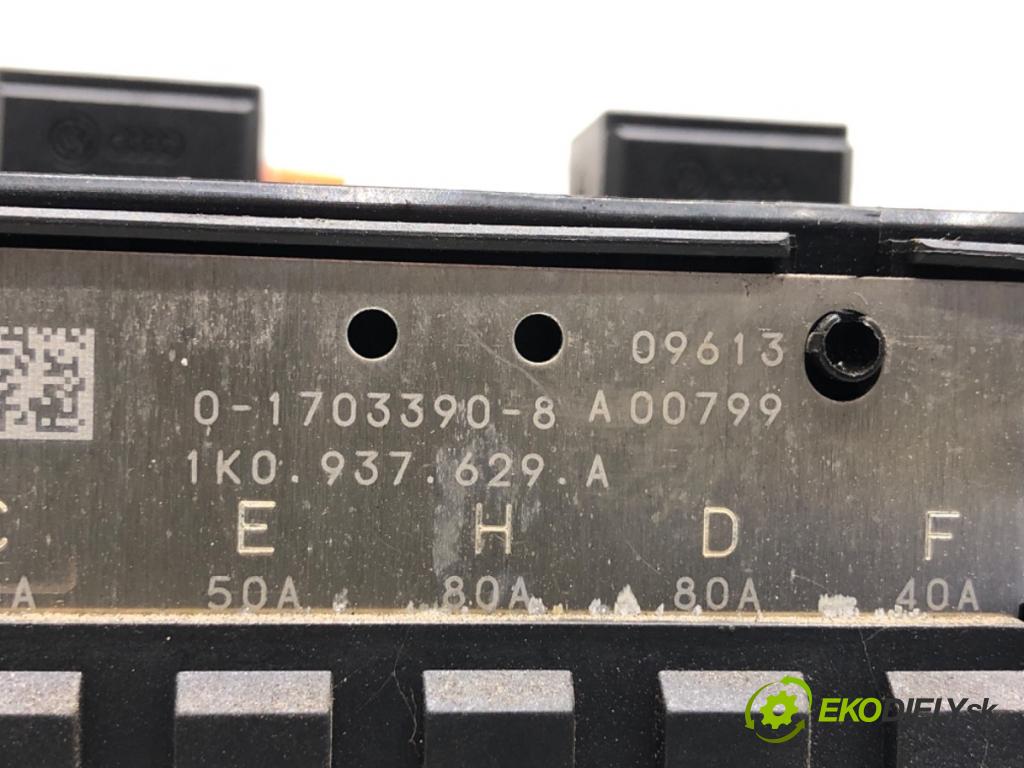 SKODA YETI SUV 2013 90 kW 1.4 TSI 1390 Skrinka poistková 1K0937629A (Poistková skrinka)