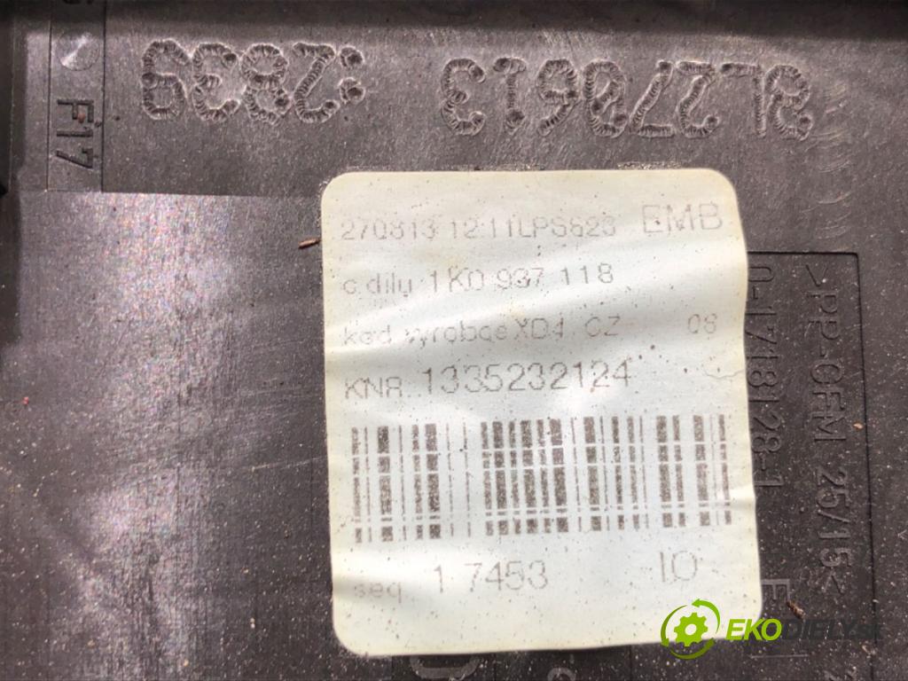 SKODA YETI SUV 2013 90 kW 1.4 TSI 1390 skříňka poistková 1K0937629A (Pojistková skříňka)