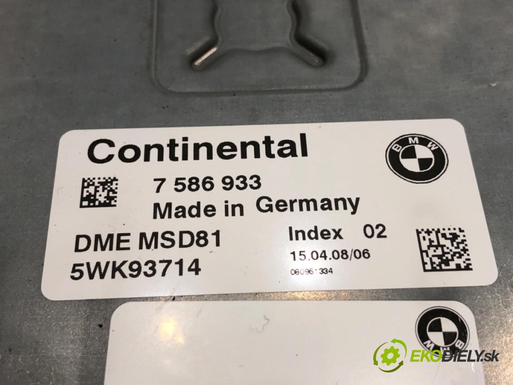 BMW E71 SUV 2008 225 kW xDrive 35 i 2979 riadiaca jednotka Motor 7586933 (Riadiaca jednotka)