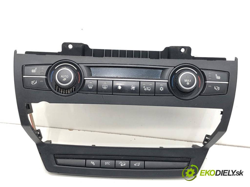 BMW E71 SUV 2008 225 kW xDrive 35 i 2979 Panel ovládania kúrenia 9165683 (Prepínacie páčky pod volantom)