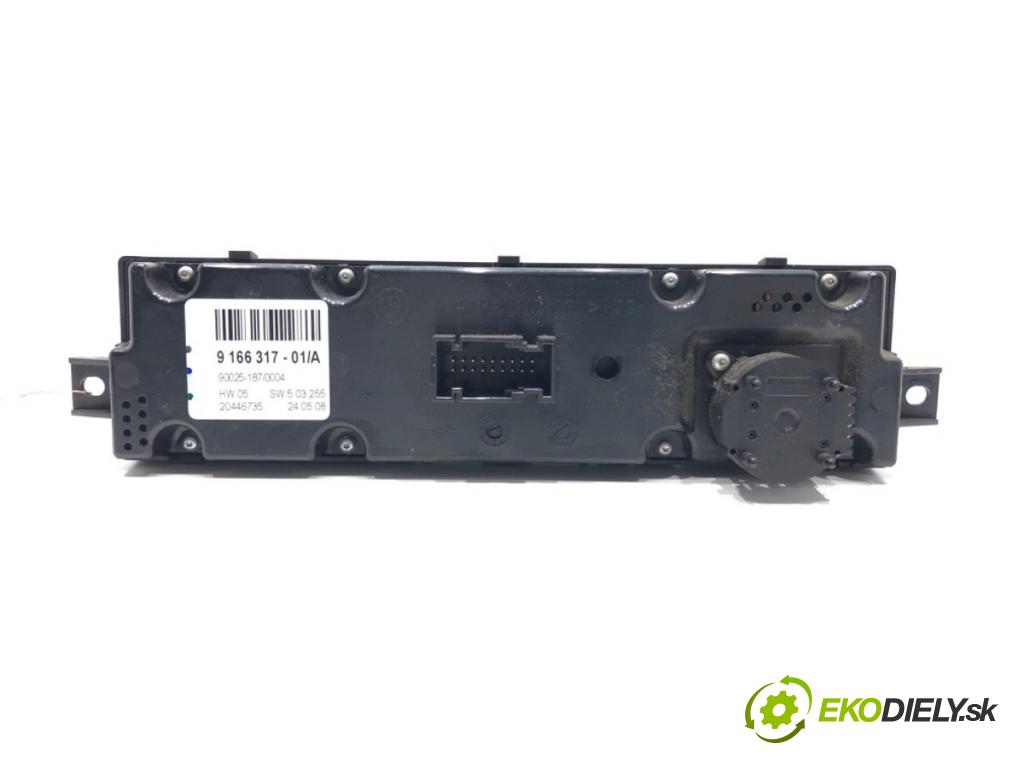 BMW E71 SUV 2008 225 kW xDrive 35 i 2979 Panel ovládania kúrenia klimatizácie zad 9166317