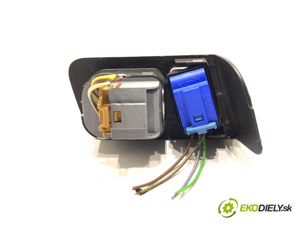 VW CADDY III Nadwozie pełne/minivan 2010 75 kW 1.6 TDI 1598 Prepínač nastavenia spätných zrkadiel 1T1959552F (Prepínacie páčky pod volantom)