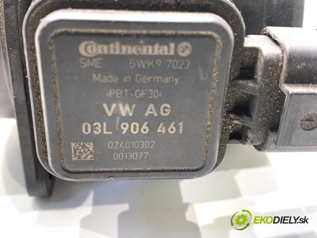 VW CADDY III Nadwozie pełne/minivan 2010 75 kW 1.6 TDI 1598 váha vzduchu 03L906461 (Snímač hmotnosti vzduchu)