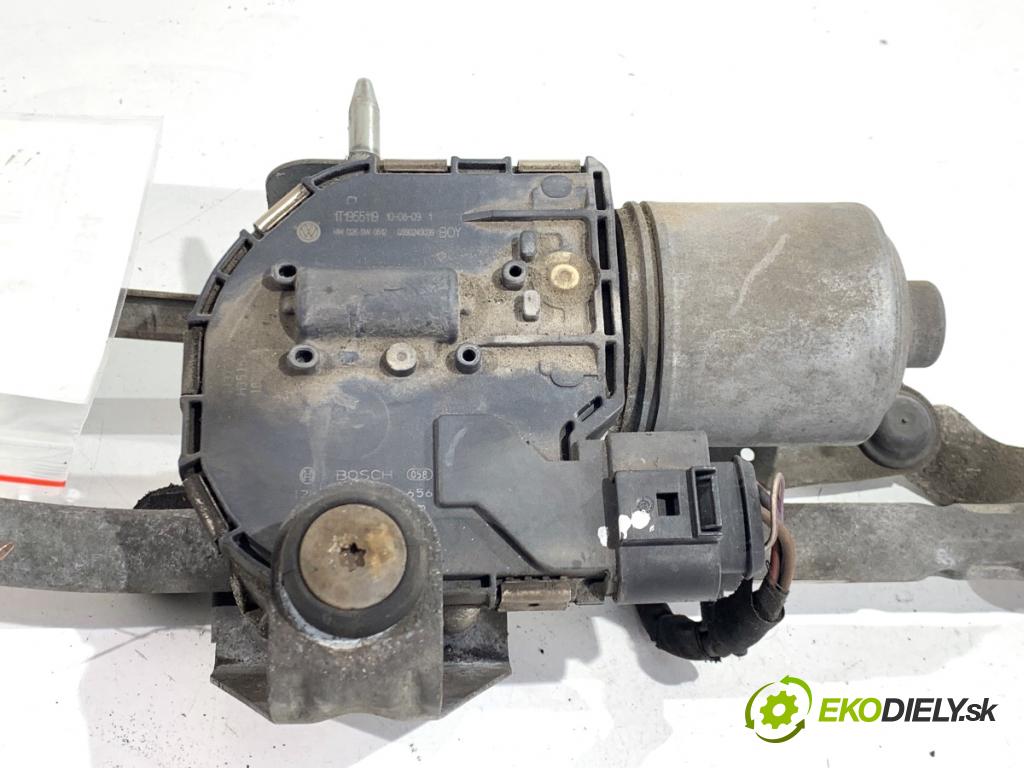 VW CADDY III Nadwozie pełne/minivan 2010 75 kW 1.6 TDI 1598 Mechanizmus stieračov predný 1T1955023 (Motorček stieračov predný)