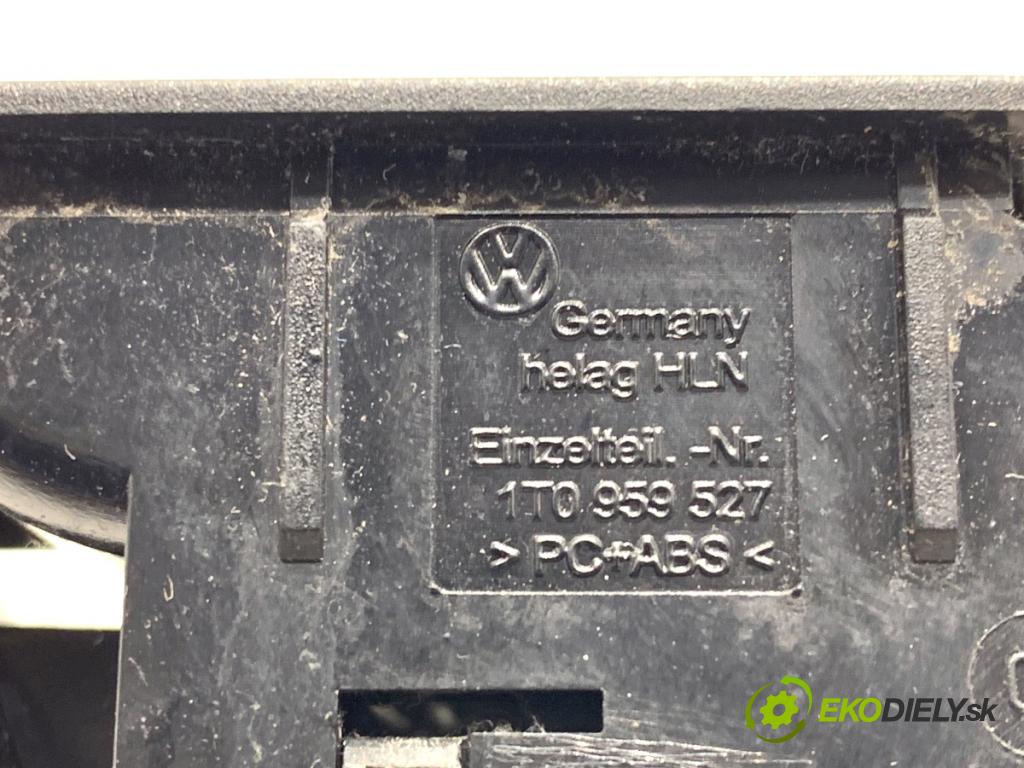VW CADDY III Nadwozie pełne/minivan 2010 75 kW 1.6 TDI 1598 Prepínač okien 1T0959527 (Prepínacie páčky pod volantom)