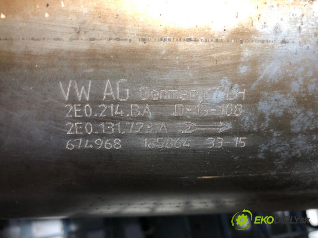 VW CRAFTER 30 50 Platforma / podwozie 2015 80 kW 2.0 TDI 1968 katalyzátor 2E0131723A  2E0253053P
