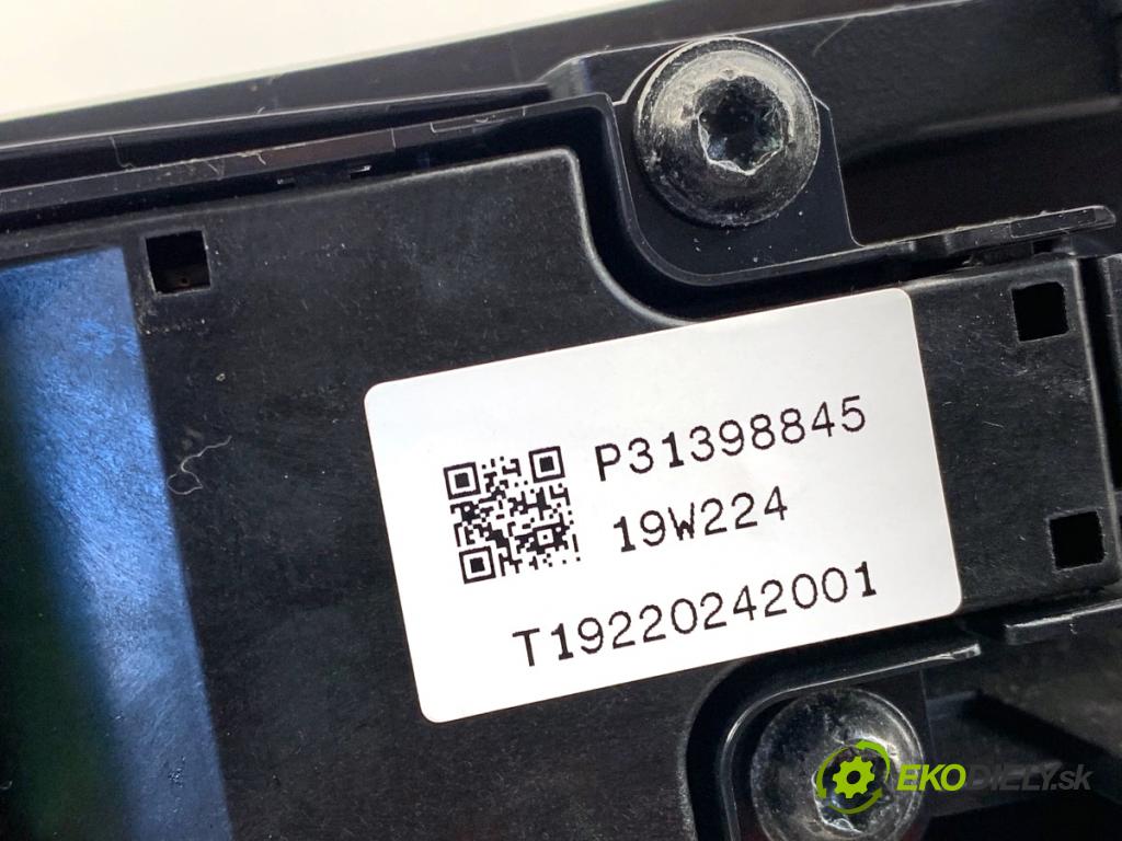 VOLVO S90 II sedan 2019 223 kW T8 Hybrid AWD 1969 Panel ovládania kúrenia P31398845 (Prepínacie páčky pod volantom)