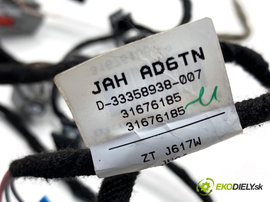 VOLVO S90 II sedan 2019 223 kW T8 Hybrid AWD 1969 káblovačka ZADNÍ dveře přední část levý 31676185