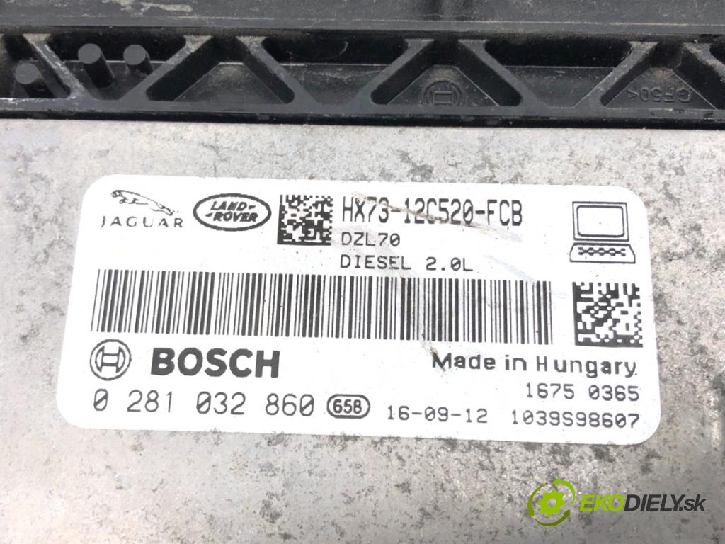 JAGUAR F-PACE SUV 2016 132 kW 2.0 TD4 AWD 1999 řídící jednotka motora 0281032860 (Řídicí jednotka)