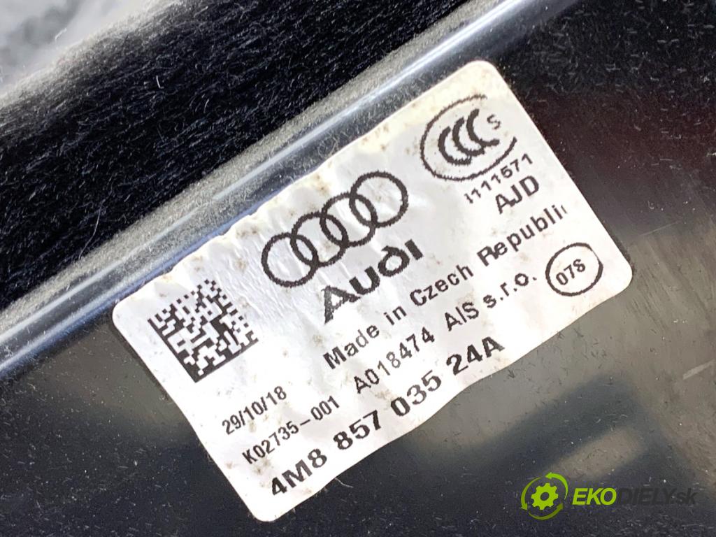 AUDI Q8 SUV 2018 210 kW 50 TDI Mild Hybrid quattro 2967 Priehradka, kastlík spolujazdca 4M8857035 (Priehradka (kastlík))