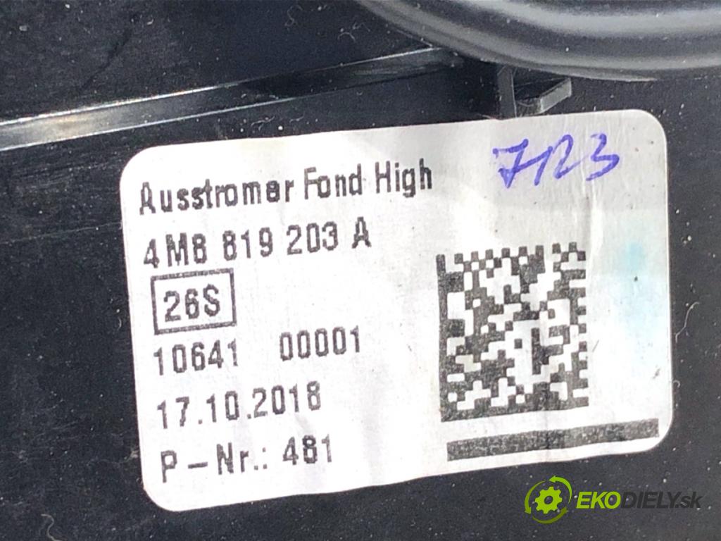 AUDI Q8 SUV 2018 210 kW 50 TDI Mild Hybrid quattro 2967 Mriežky kúrenia zad 4M8819203A