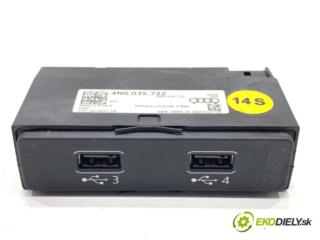 AUDI Q8 SUV 2018 210 kW 50 TDI Mild Hybrid quattro 2967 HNÍZDO: USB 4N0035722