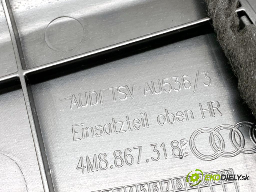 AUDI Q8 SUV 2018 210 kW 50 TDI Mild Hybrid quattro 2967 čalúnenie Dvere pravy zad