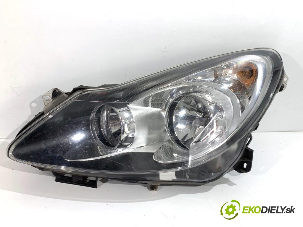 OPEL CORSA D liftback 2010 66 kW 1.3 CDTI (L08, L68) 1248 Svetlomet ľavy predný 13217453