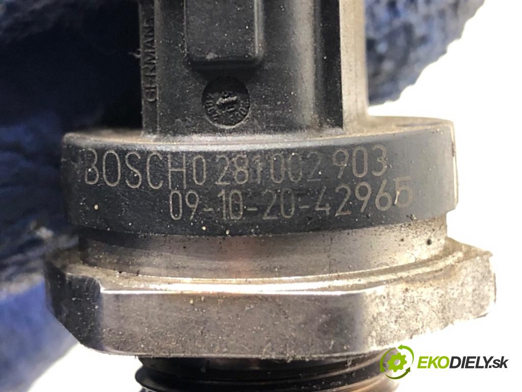 OPEL CORSA D liftback 2010 66 kW 1.3 CDTI (L08, L68) 1248 snímač tlaku paliva 0281002903 (Snímač)