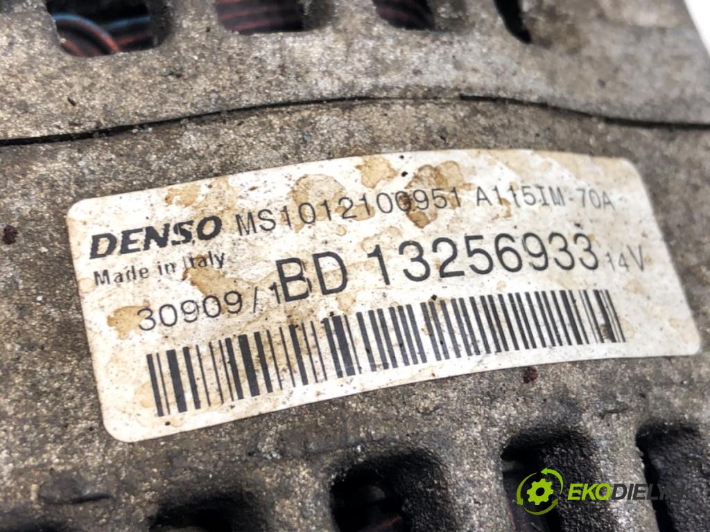 OPEL CORSA D liftback 2010 66 kW 1.3 CDTI (L08, L68) 1248 Alternátor 13256933 (Alternátor)