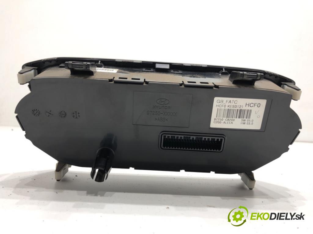 HYUNDAI i20 II liftback 2015 74 kW 1.4 1368 Panel ovládania kúrenia 97250-C8200 (Prepínacie páčky pod volantom)