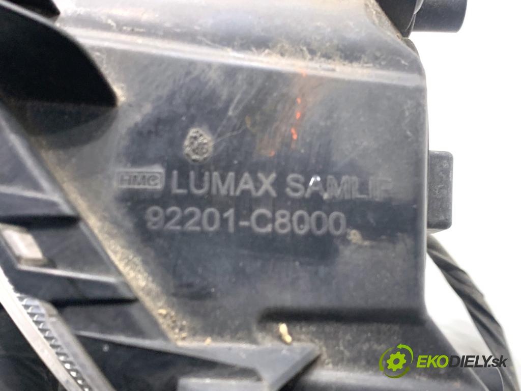 HYUNDAI i20 II liftback 2015 74 kW 1.4 1368 Hmlové svetlo, hmlovka ľavy predný 92201-C8000