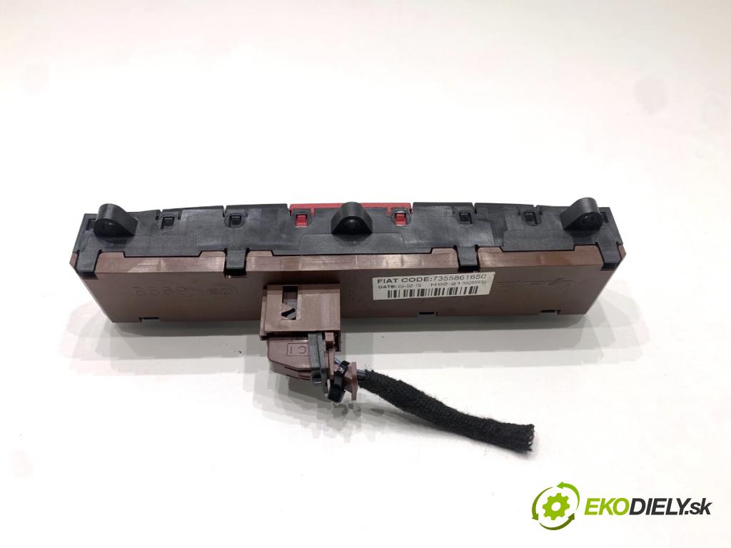 CITROEN JUMPER II Platforma / podwozie 2018 96 kW 2.0 BlueHDi 130 1997 Spínač svetiel výstražných (núdzových) 7355861650 (Prepínacie páčky pod volantom)