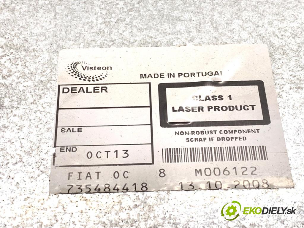 FIAT BRAVO II liftback 2009 88 kW 1.4 T-Jet (198AXG1B) 1368 RADIO 735484418 (Audio zariadenie)