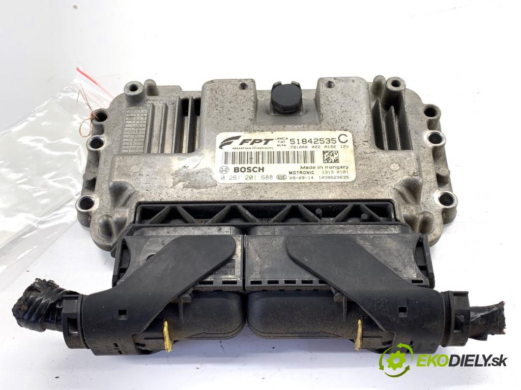 FIAT BRAVO II liftback 2009 88 kW 1.4 T-Jet (198AXG1B) 1368 riadiaca jednotka Motor 51842535 (Riadiaca jednotka)