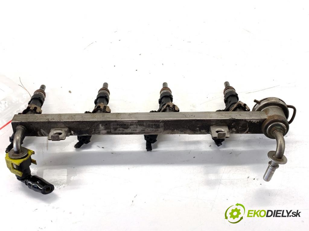 FIAT BRAVO II liftback 2009 88 kW 1.4 T-Jet (198AXG1B) 1368 Lišta vstrekovacia 0280158167 (Vstrekovacia lišta)