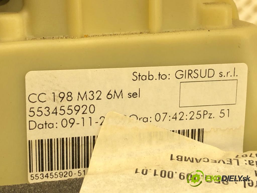 FIAT BRAVO II liftback 2009 88 kW 1.4 T-Jet (198AXG1B) 1368 Kulisa  (Rýchlostná páka (kulisa))