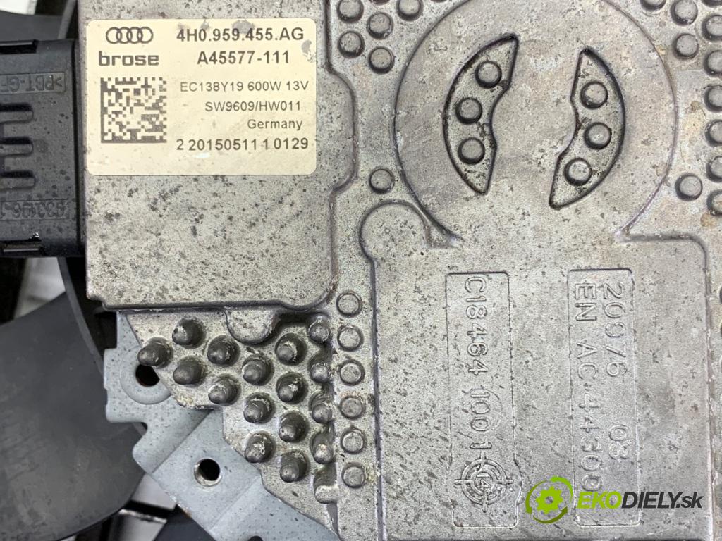 AUDI A7 4G liftback 2015 412 kW RS7 quattro 3993 ventilátor klimatizace 4H0959455AG (Ventilátor chladiče klimatizace)