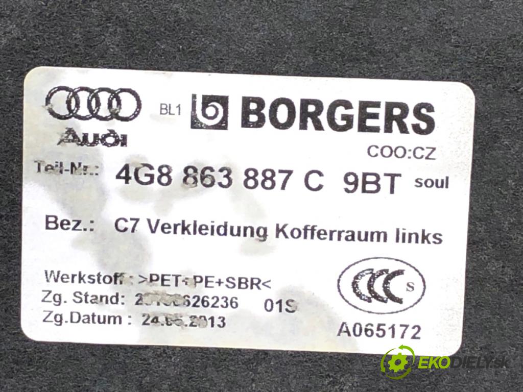 AUDI A7 4G liftback 2015 412 kW RS7 quattro 3993 ča kufra levý 4G8863887C