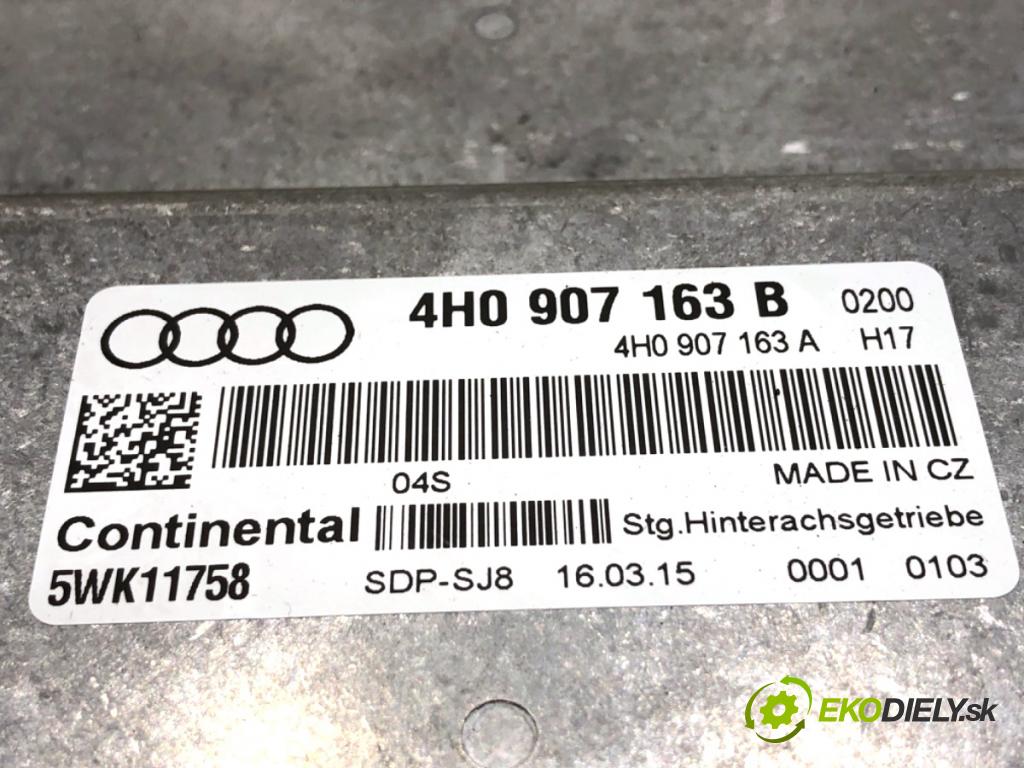AUDI A7 4G liftback 2015 412 kW RS7 quattro 3993 modul řídící jednotka náhonu 4H0907163B