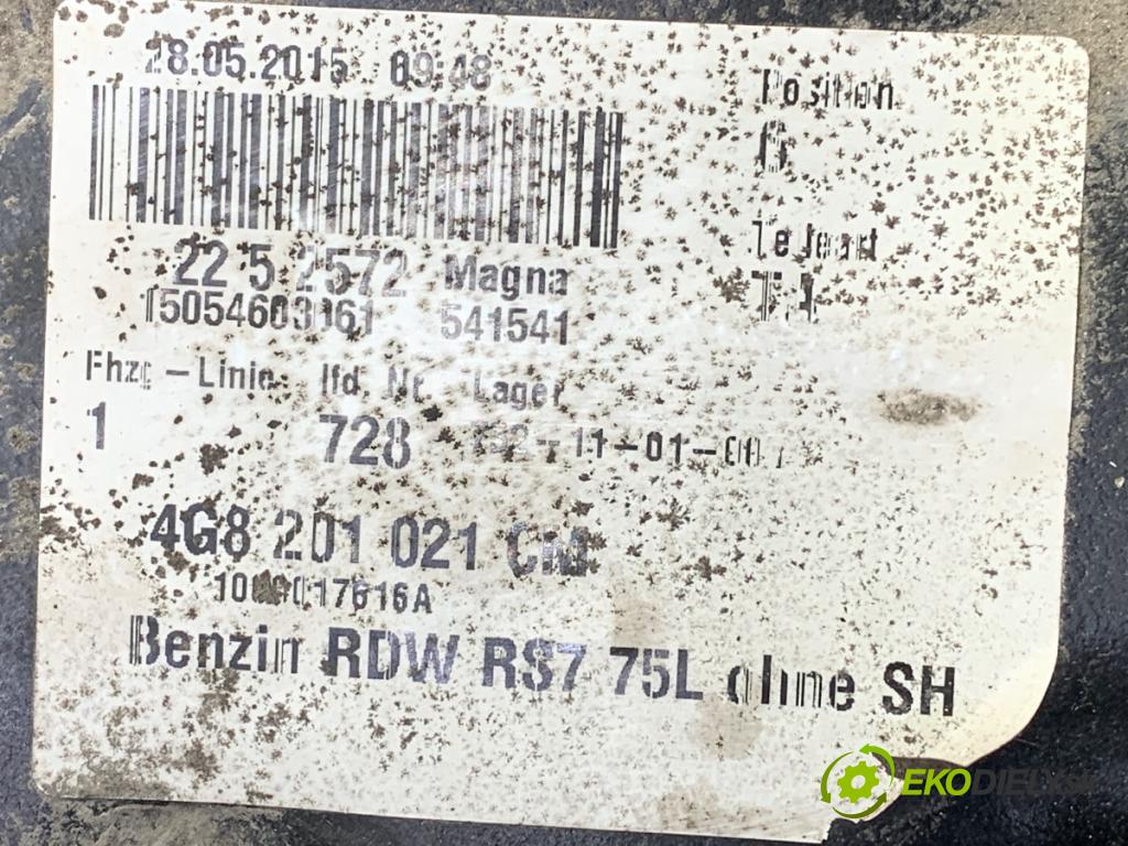 AUDI A7 4G liftback 2015 412 kW RS7 quattro 3993 Nádržka paliva 4G8201021CM (Palivová nádrž)