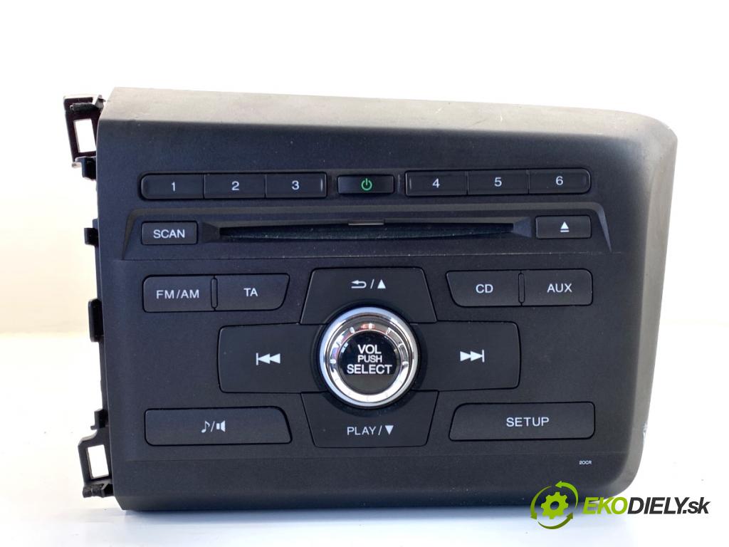 HONDA CIVIC IX sedan 2015 104 kW 1.8 (FB2) 1799 RADIO 39100-TS4-G010-M1 (Audio zariadenie)