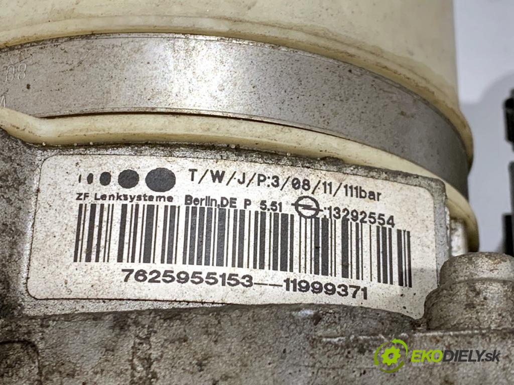 OPEL ZAFIRA B nadwozie wielkoprzestrzenne (MPV) 2006 103 kW 1.8 LPG (M75) 1796 pumpa servočerpadlo 13292554 (Servočerpadlo)