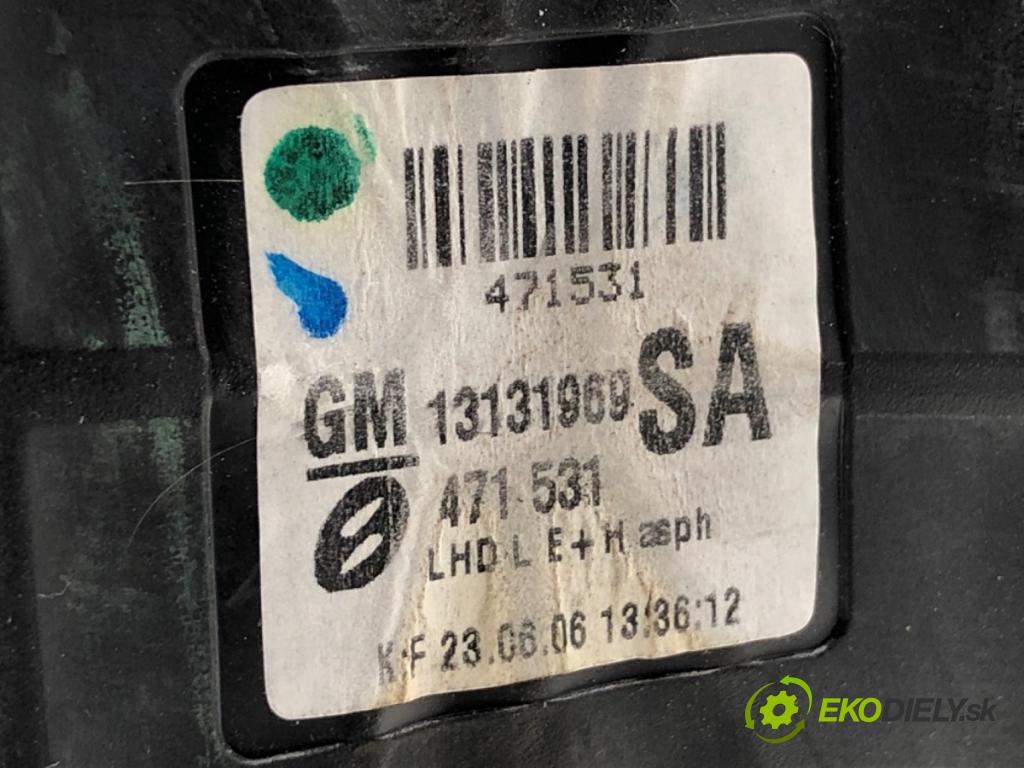 OPEL ZAFIRA B nadwozie wielkoprzestrzenne (MPV) 2006 103 kW 1.8 LPG (M75) 1796 Spätné zrkadlo ľavy