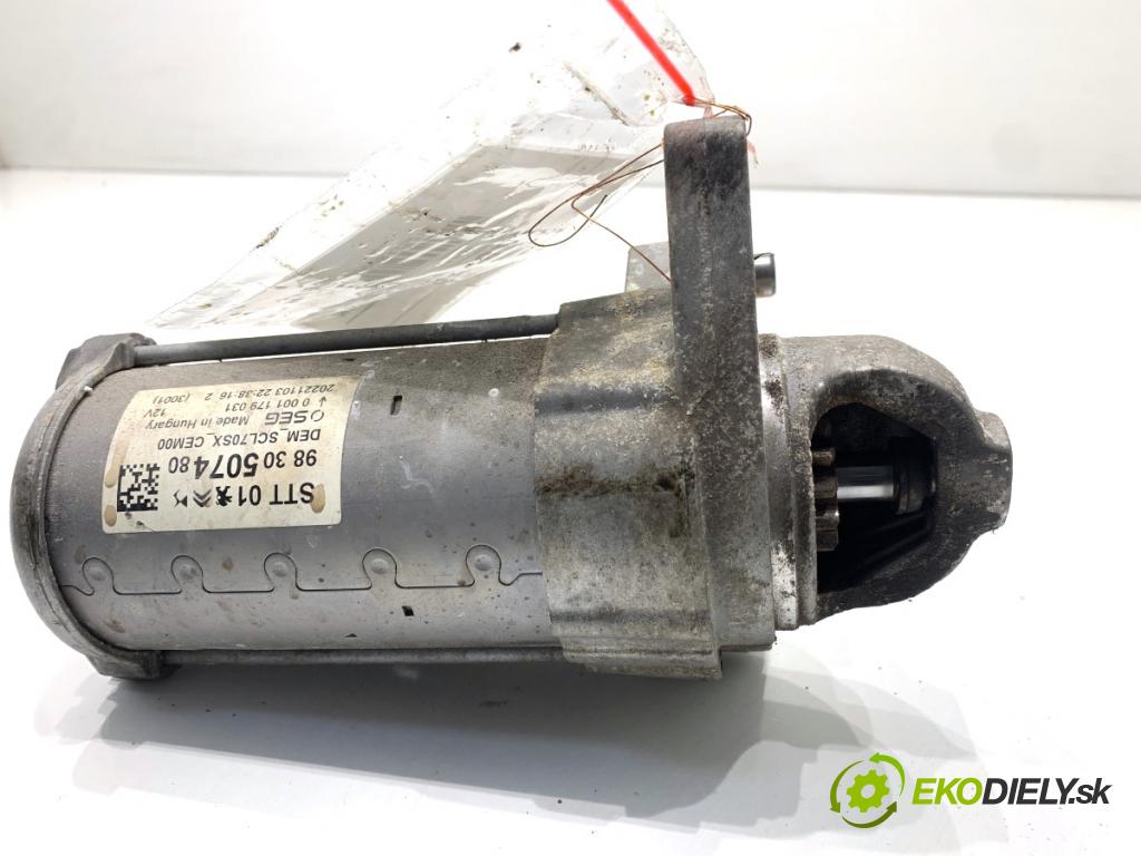 OPEL CORSA F liftback 2023 74 kW 1.2 (68) 1199 Štartér 9830507480 (Štartér)