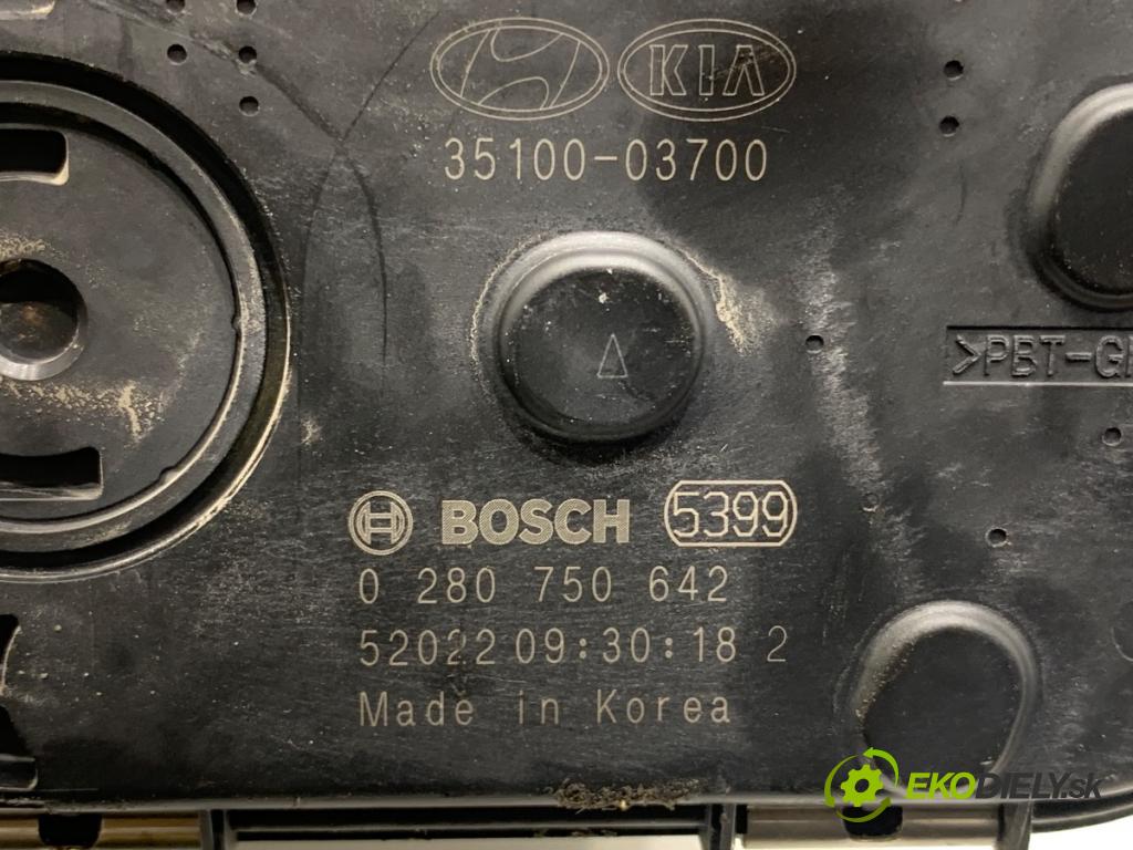 HYUNDAI i20 II liftback 2015 74 kW 1.4 1368 škrtíci klapka 35100-03700 0280750642 (Škrticí klapka)