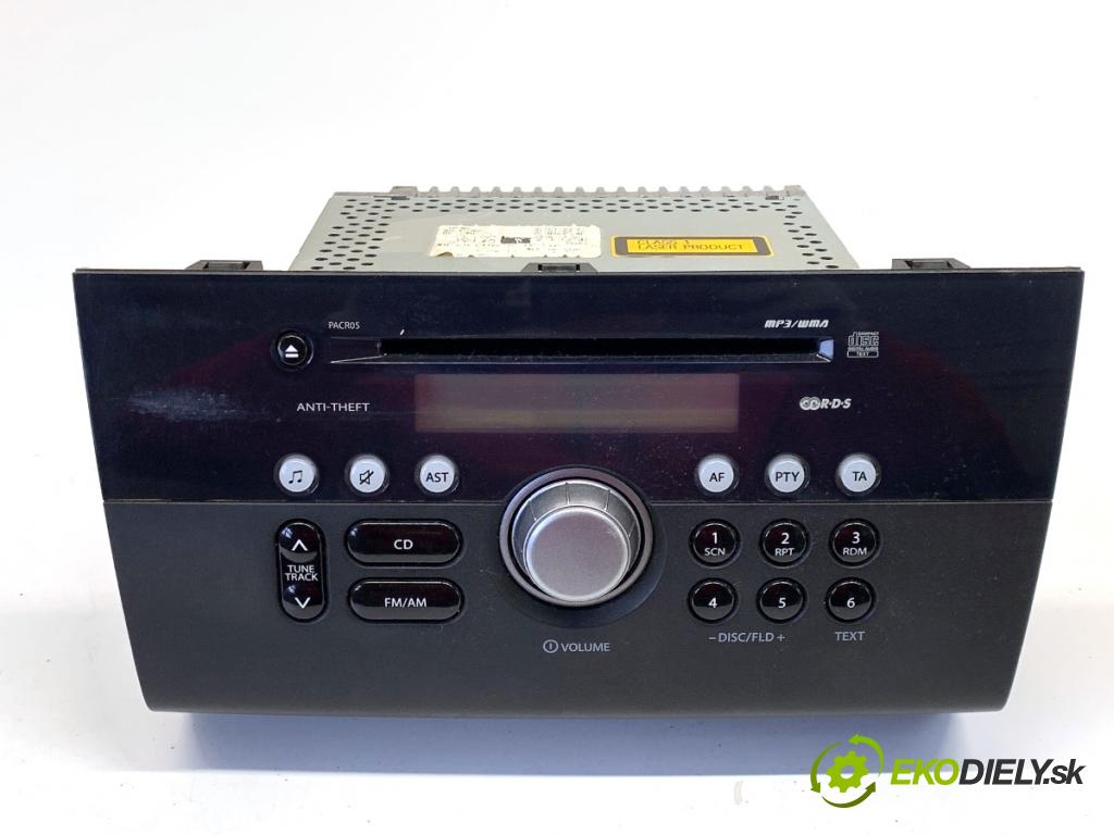 SUZUKI SWIFT III liftback 2007 68 kW 1.3 (RS 413) 1328 RADIO 39101-62J3 (Audio zariadenie)