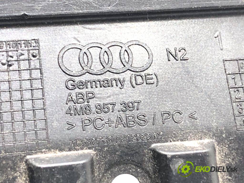 AUDI Q8 SUV 2018 210 kW 50 TDI Mild Hybrid quattro 2967 obal tyče řídící 4M8857397 (Kryt interiéru)