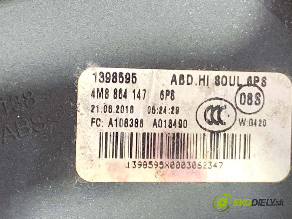 AUDI Q8 SUV 2018 210 kW 50 TDI Mild Hybrid quattro 2967 Panel TUNEL: HNÍZDO: ZAPAĽOVAČE: 4M8863440