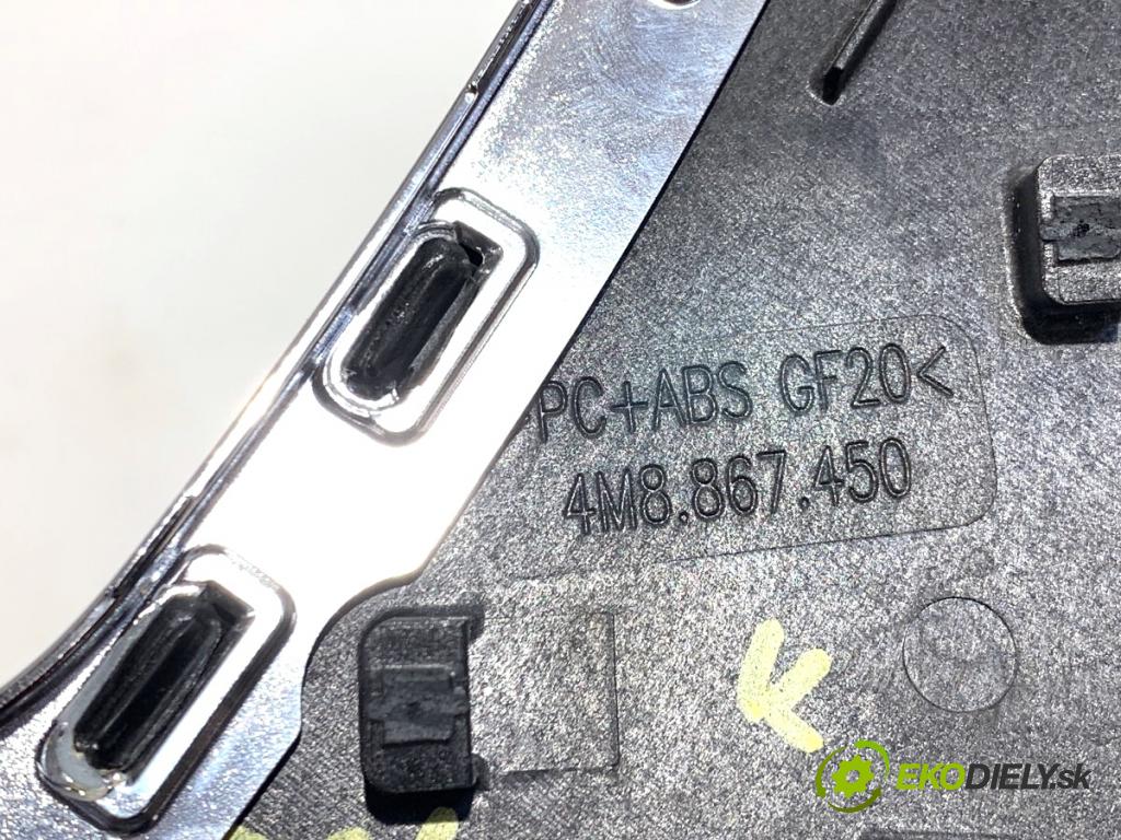 AUDI Q8 SUV 2018 210 kW 50 TDI Mild Hybrid quattro 2967 Lišta ozdobná kryt Dvere pravy zad 4M8867450D